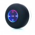  hot sale portable mini waterproof suction cup BT 5.0 speaker LED colorful light shower wireless speaker