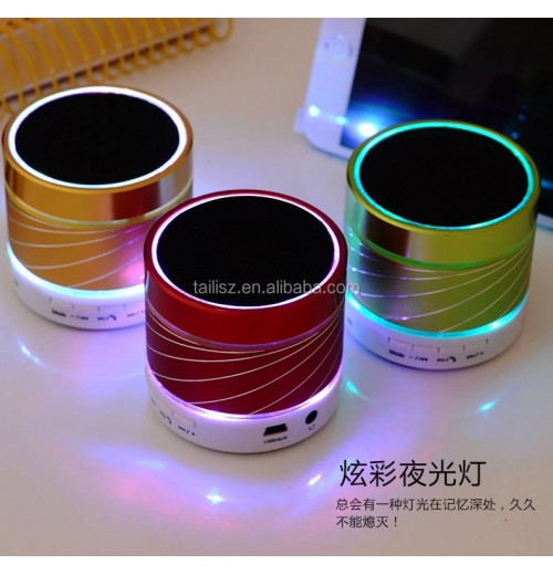 Mini color LED wireless speaker portable USB speaker Mini color LED wireless speaker portable USB speaker
