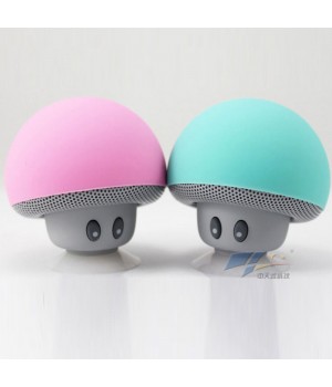 Cheap Cute Portable Shower Mushroom Suction Cup Waterproof Wireless Speaker Mobile Car Mini Speaker